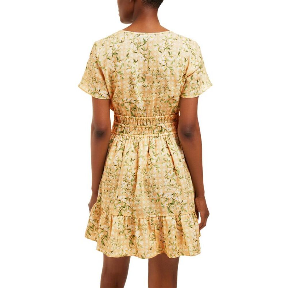 Draper James Womens Wilson Linen Mini Dress - Picture 2 of 3